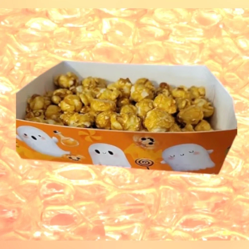 WorldBazaar Halloween Paper Food Trays 60PCS Disposable Party Treat Snack Holder